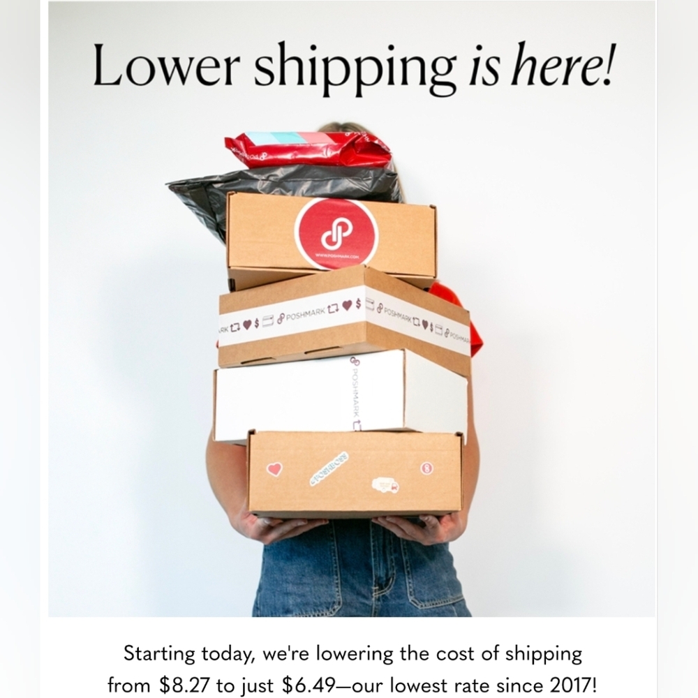 🗣📣 POSHMARK SHIPPING FEE NOW ONLY $6.49!! BUY NOW!!